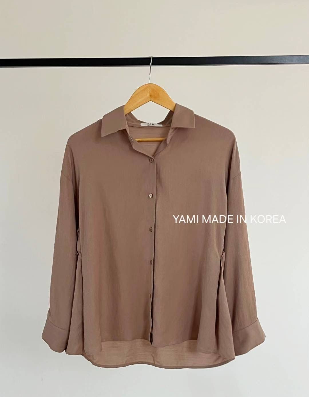 YAMI-야미-T韓國代購㊣女裝新品職業25秋冬熱賣襯衫蕾絲衫YAMI襯衫/蕾絲衫