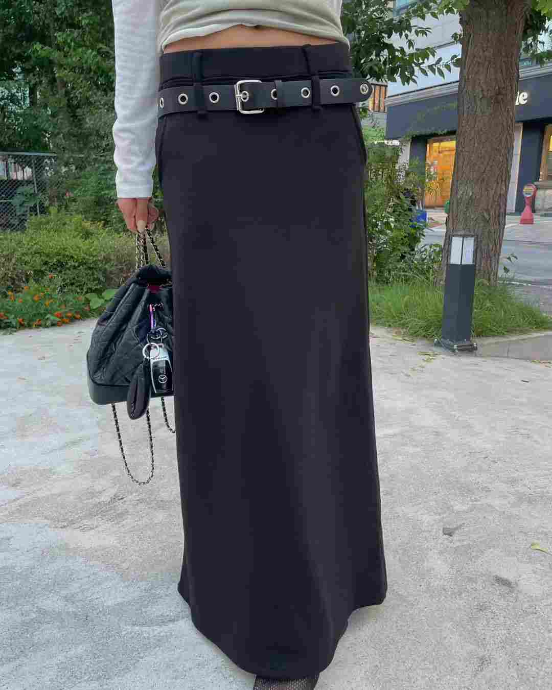 JAD東大門㊣直郵女裝新品人氣熱賣休閑25秋冬時尚長裙不含腰帶A.SOLE長裙