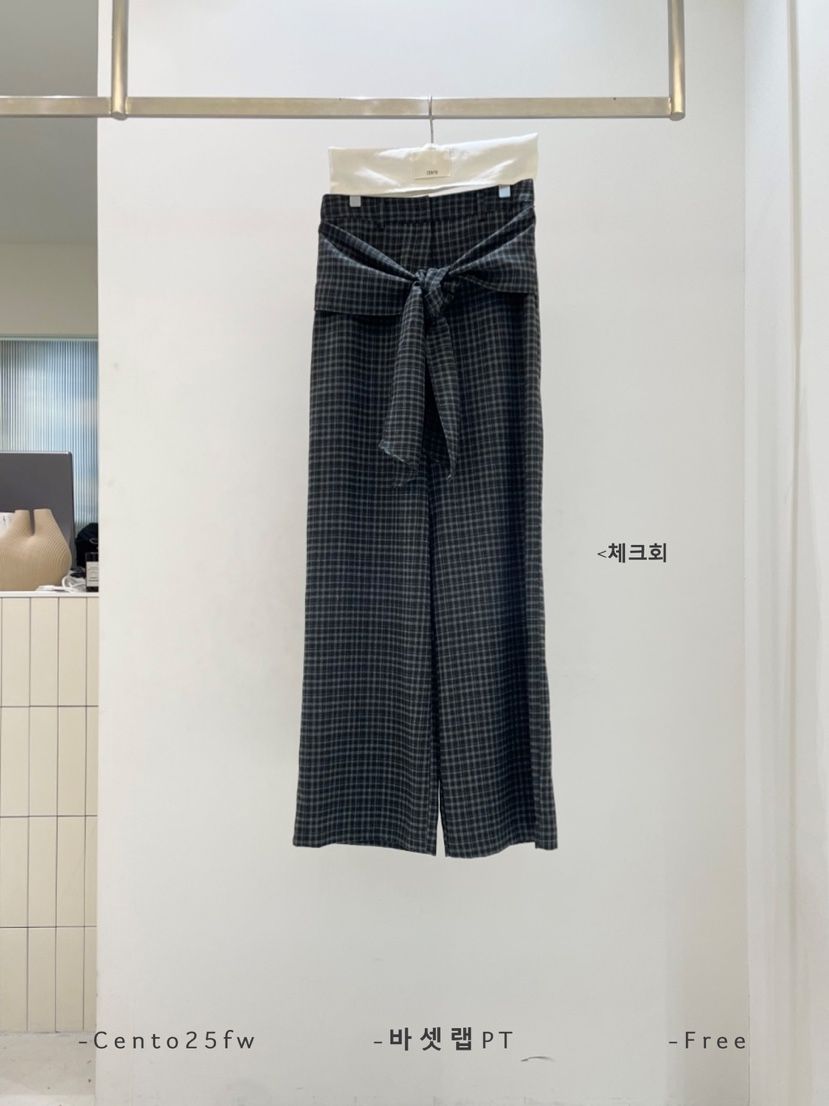 CENTO韓國直郵㊣女裝新品時尚人氣職業25秋冬休閑推薦休閑褲CENTO休閑褲
