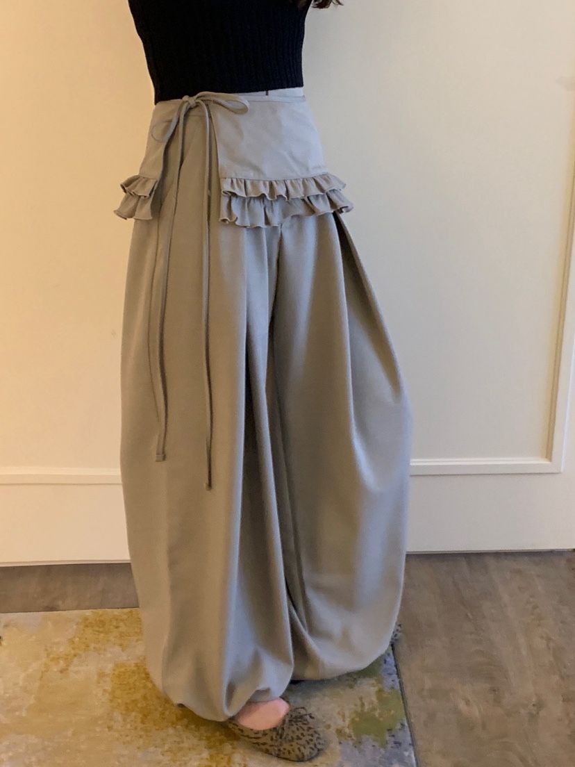 BADCALM韓國代購㊣女士新品熱賣時尚人氣真品休閑25秋冬裙褲BADCALM裙褲