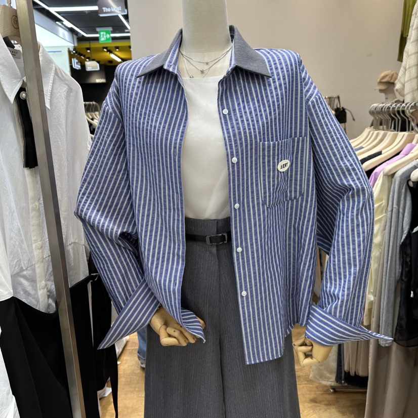 THE MOST-Q東大門㊣實拍女士新款職業25秋冬休閑襯衫蕾絲衫THE MOST襯衫/蕾絲衫
