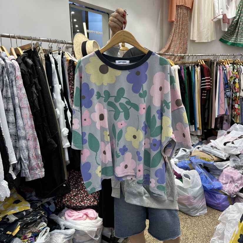 HAPPYBERRY韓國直郵㊣女裝新品職業休閑人氣時尚25秋冬熱賣T恤HAPPYBERRYT恤