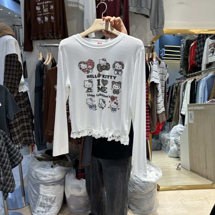 UNDERSTAR_VINTAGE東大門㊣直郵女裝新品時尚人氣推薦長袖T恤UNDERSTAR_VINTAGE長袖T恤