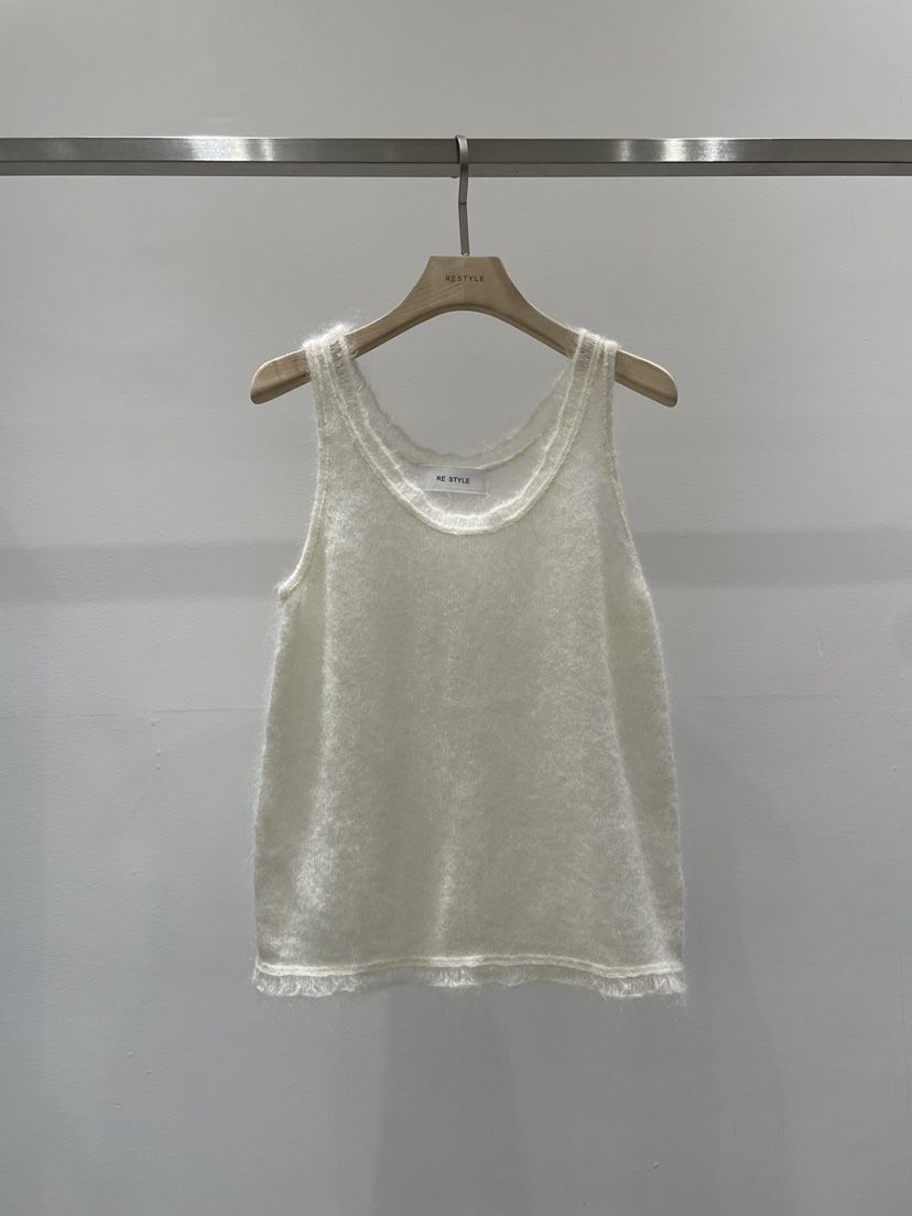 RE STYLE-Q韓國代購㊣女裝新品人氣休閑推薦職業吊帶背心RE STYLE吊帶/背心