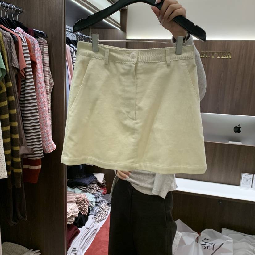 PEANUT BUTTER東大門㊣代購女裝新品時尚25秋冬職業人氣短裙PEANUT BUTTER短裙