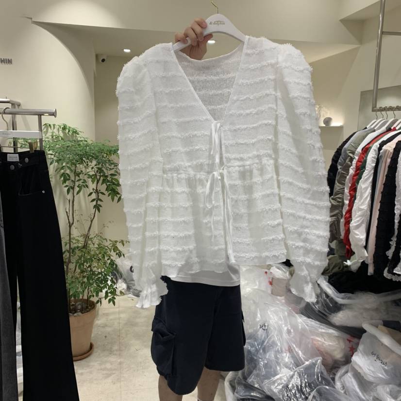 ENDOLPHIN東大門㊣直郵女裝新款25秋冬時尚真品職業襯衫蕾絲衫ENDOLPHIN襯衫/蕾絲衫