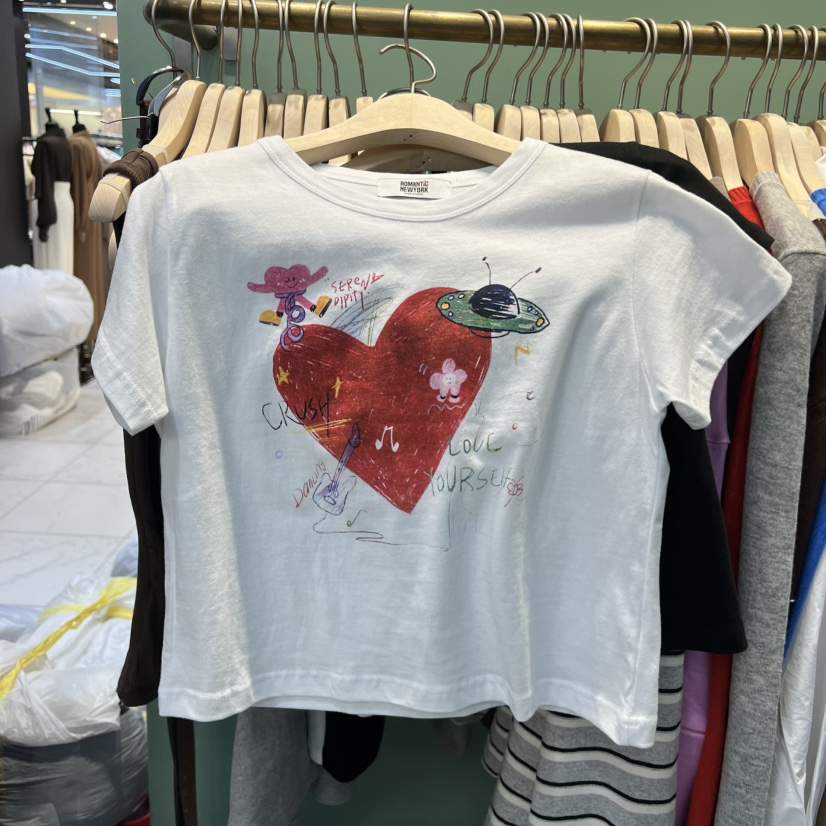 ROMANTIC NEWYORK東大門㊣代購女裝新品時尚推薦25秋冬T恤ROMANTIC NEWYORKT恤