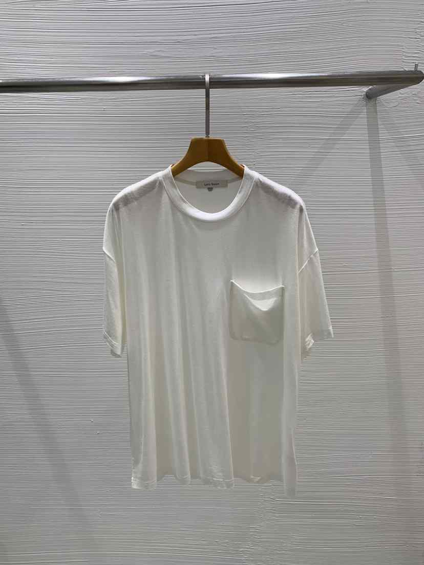 LUCY SALON韓國代購㊣女裝新品職業25秋冬休閑T恤羊毛口袋LUCY SALONT恤