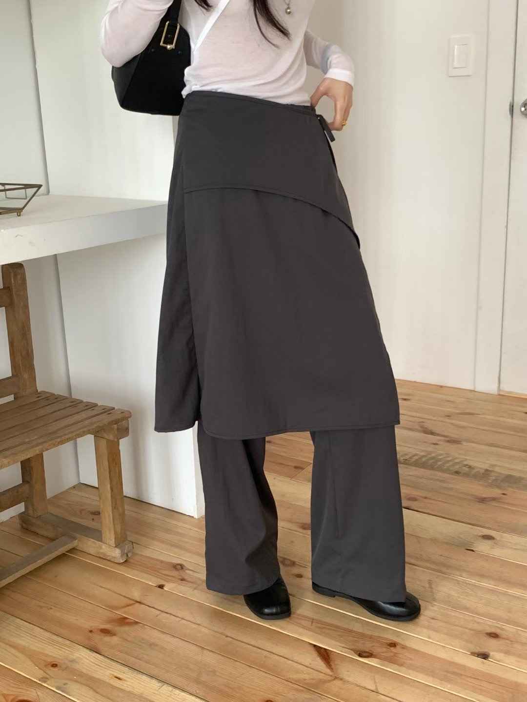 LOWELL東大門㊣代購女士新品推薦人氣休閑真品時尚25秋冬裙褲LOWELL裙褲