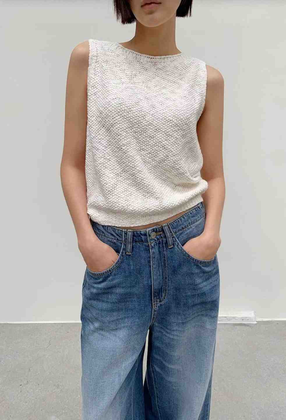 LOWELL東大門㊣代購女裝新款時尚職業推薦休閑熱賣吊帶背心LOWELL吊帶/背心