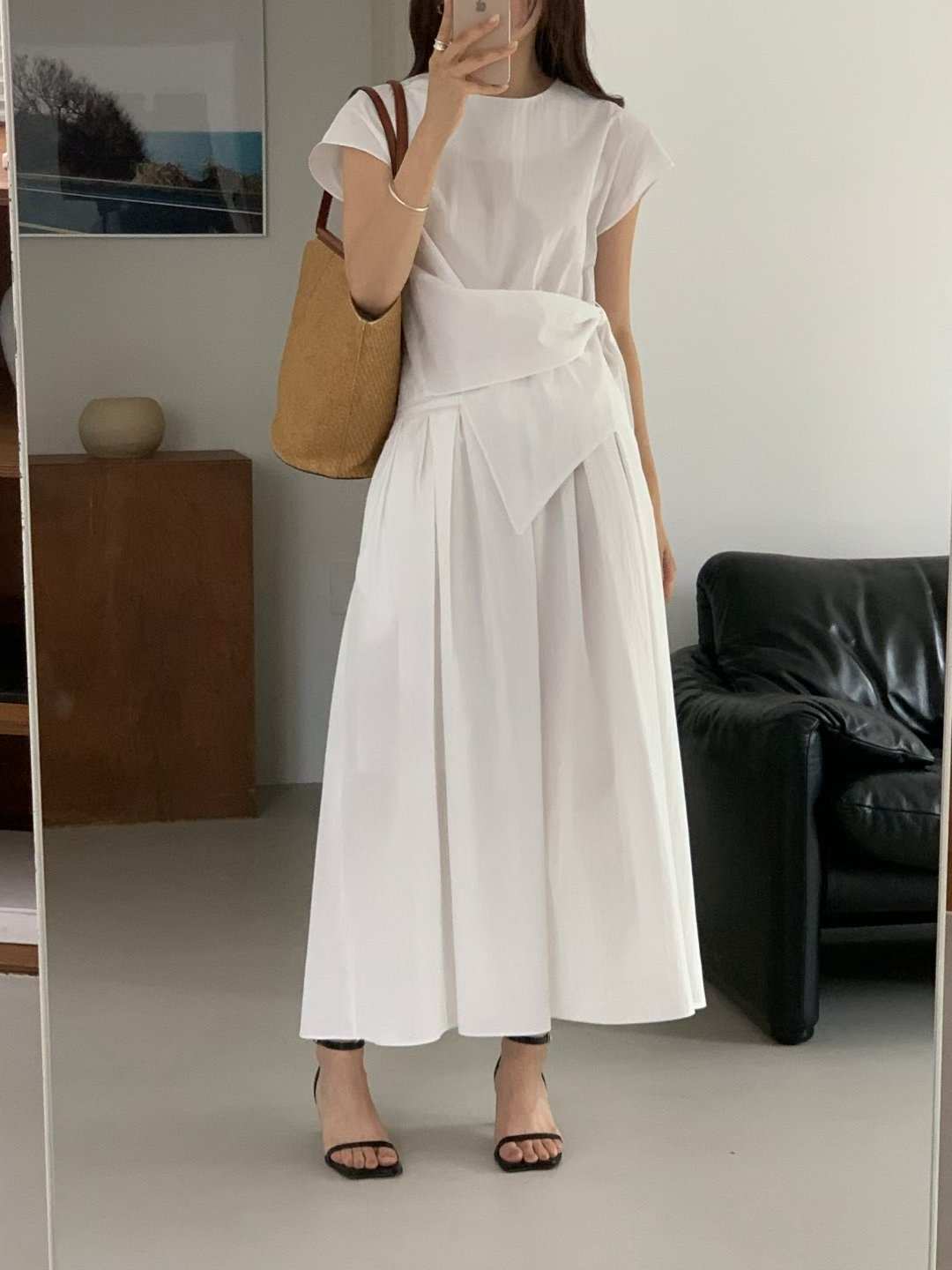 LOWELL韓國代購㊣女裝新款推薦真品休閑熱賣人氣時尚25秋冬長裙LOWELL長裙