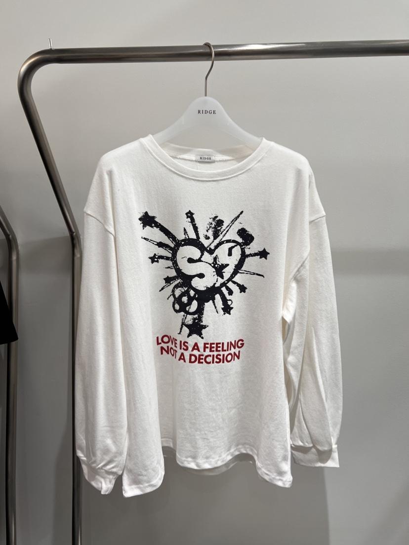RIDGE-P韓國直郵㊣女裝新品25秋冬推薦職業時尚真品長袖T恤RIDGE-P長袖T恤