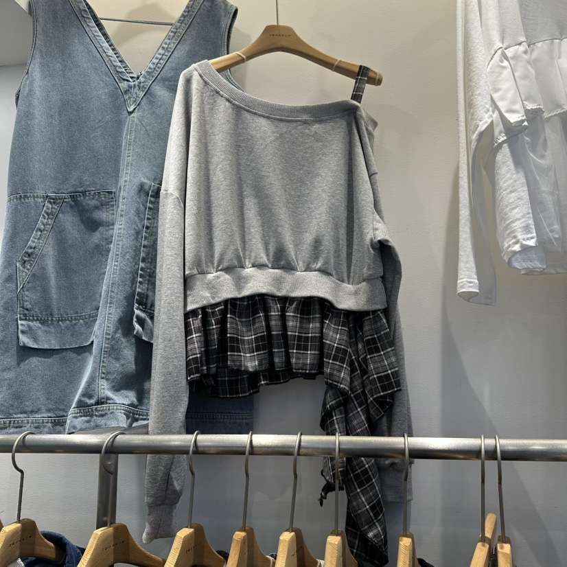 2MORROW東大門㊣實拍女士新品25秋冬人氣推薦時尚休閑職業衛衣2MORROW衛衣