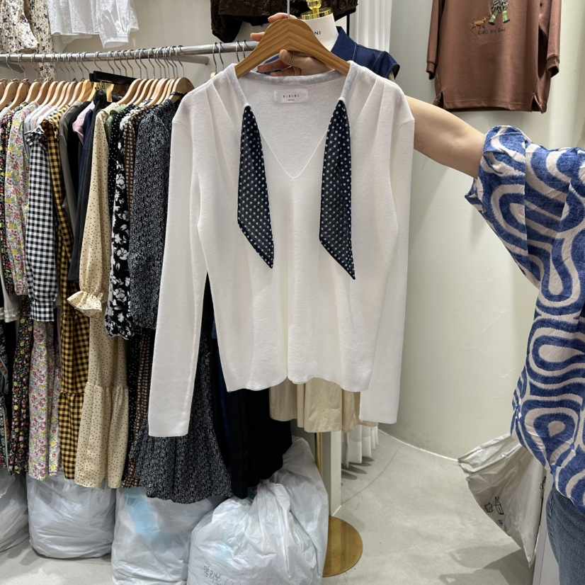 BIKINI東大門㊣實拍女裝新款熱賣休閑時尚職業推薦25秋冬針織衫BIKINI針織衫