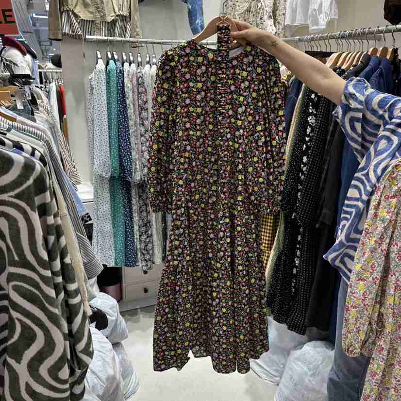 BIKINI韓國代購㊣女士新款25秋冬人氣真品職業熱賣連衣裙綁帶BIKINI連衣裙