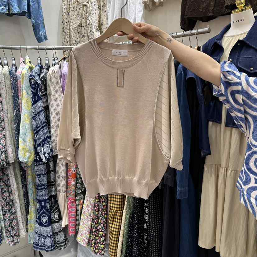 BIKINI東大門㊣實拍女裝新品25秋冬真品熱賣休閑人氣針織衫BIKINI針織衫