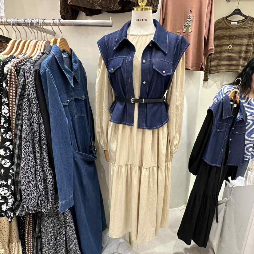 BIKINI韓國代購㊣女士新款時尚人氣真品熱賣套裝含腰帶兩件套BIKINI套裝