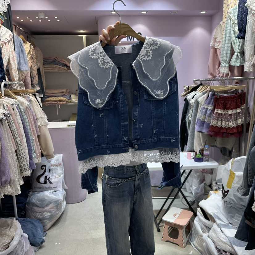 MS韓國直郵㊣女裝新品休閑時尚熱賣職業人氣真品夾克蝴蝶結MS夾克