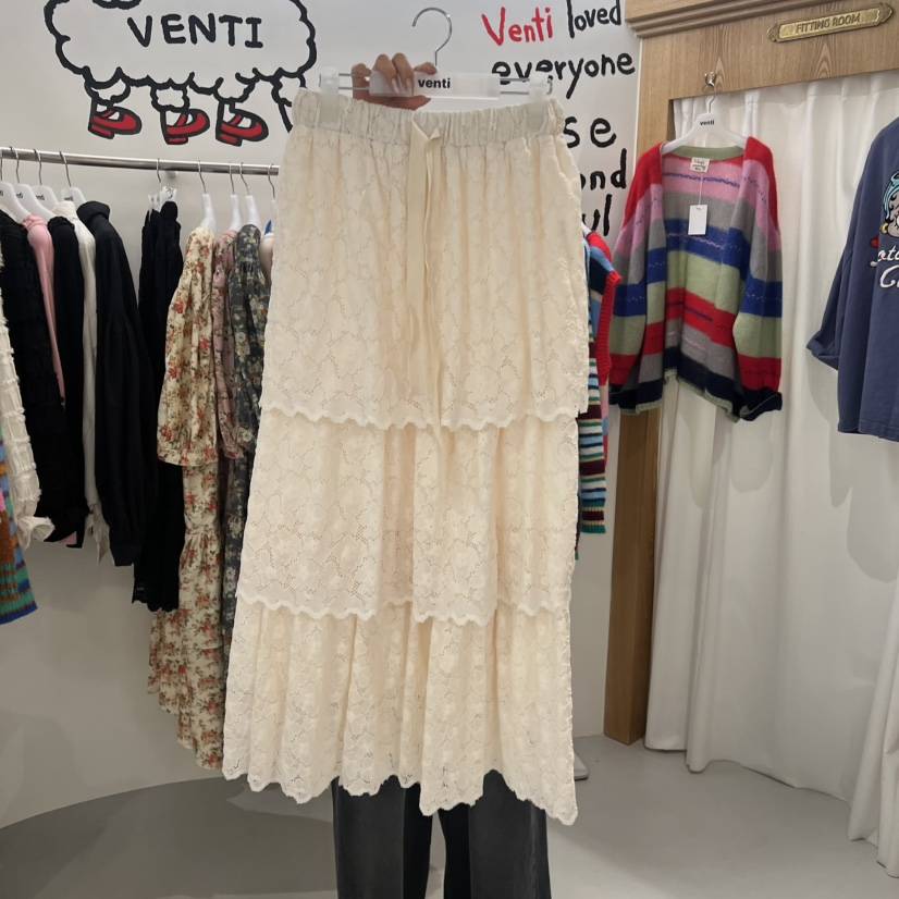 VENTI東大門㊣實拍女裝新款時尚職業人氣25秋冬半身裙中短裙VENTI半身裙/中短裙