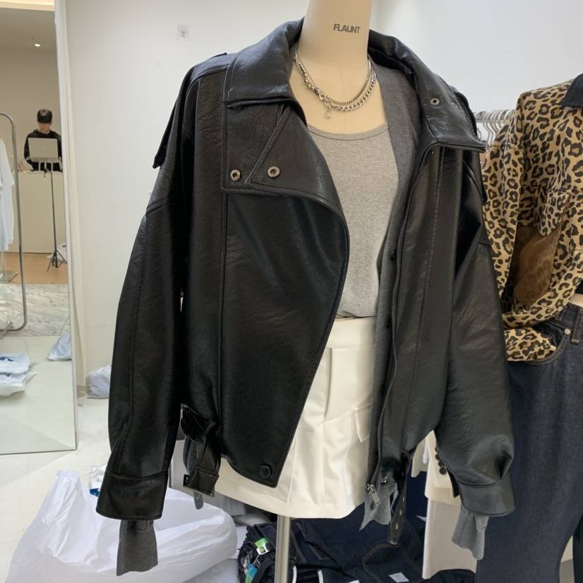 FLAUNT韓國直郵㊣女裝新品推薦熱賣休閑真品時尚人氣25秋冬夾克FLAUNT夾克