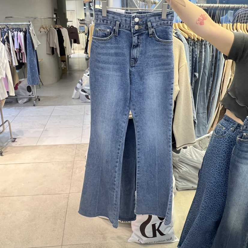 PLUM-q東大門㊣代購女士新品職業人氣休閑熱賣真品時尚牛仔褲PLUM牛仔褲