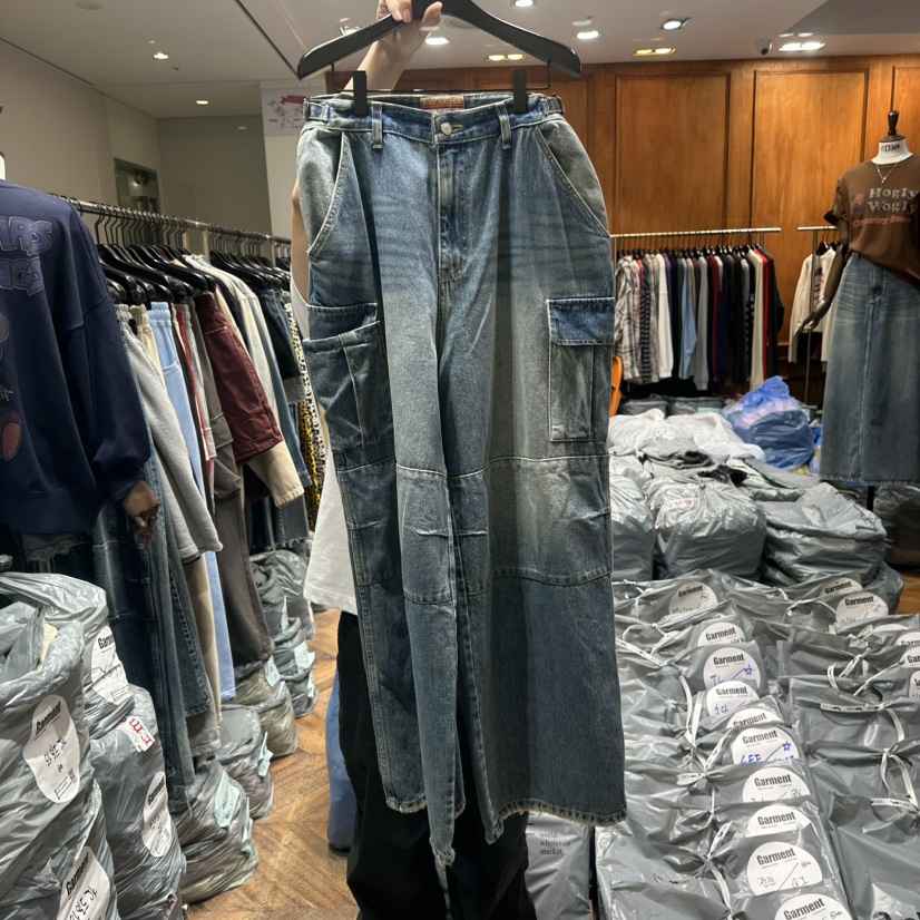 GARMENT-P韓國直郵㊣女士新品推薦人氣時尚職業休閑牛仔褲GARMENT牛仔褲