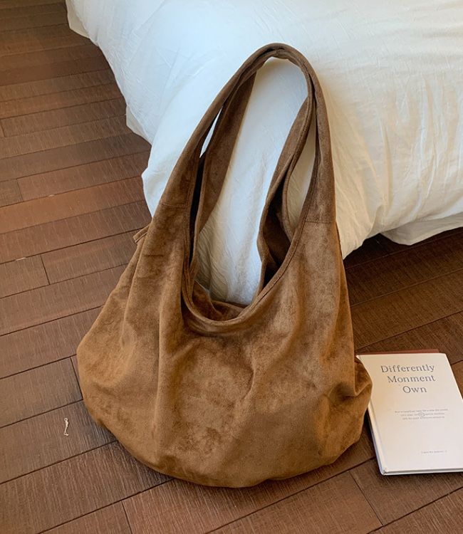 POSH BLUE東大門㊣代購女裝新品休閑25秋冬單肩斜跨包絨面革POSH BLUE單肩/斜跨包