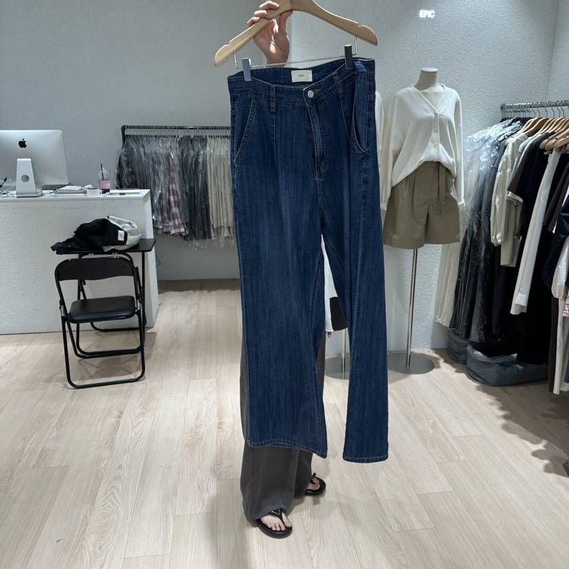 EPIC-S東大門㊣實拍女裝新品休閑熱賣真品職業時尚牛仔褲天絲EPIC-S牛仔褲