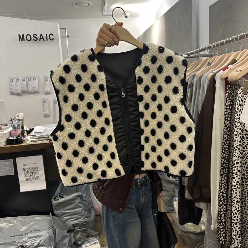 MOSAIC東大門㊣代購女裝新款人氣熱賣25秋冬時尚推薦馬甲雙面MOSAIC馬甲