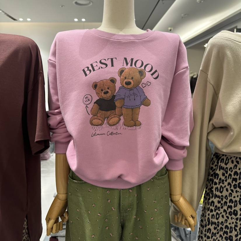 COMBO東大門㊣實拍女裝新品25秋冬人氣休閑時尚職業推薦衛衣COM_BO衛衣