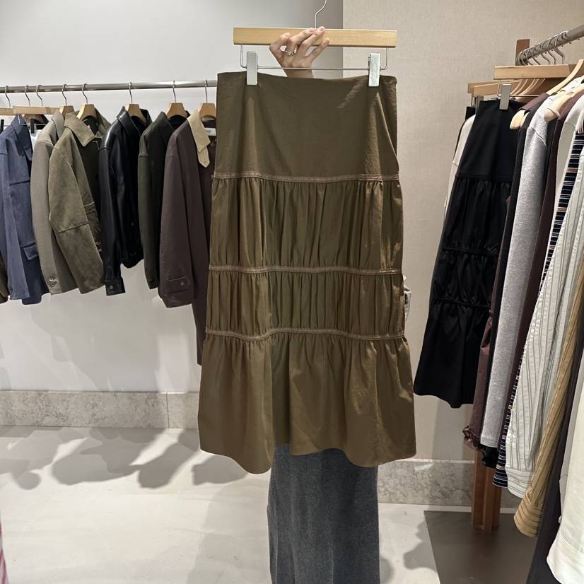 ANDMORE BUTTON東大門㊣代購女士新品熱賣真品人氣推薦長裙ANDMORE BUTTON長裙
