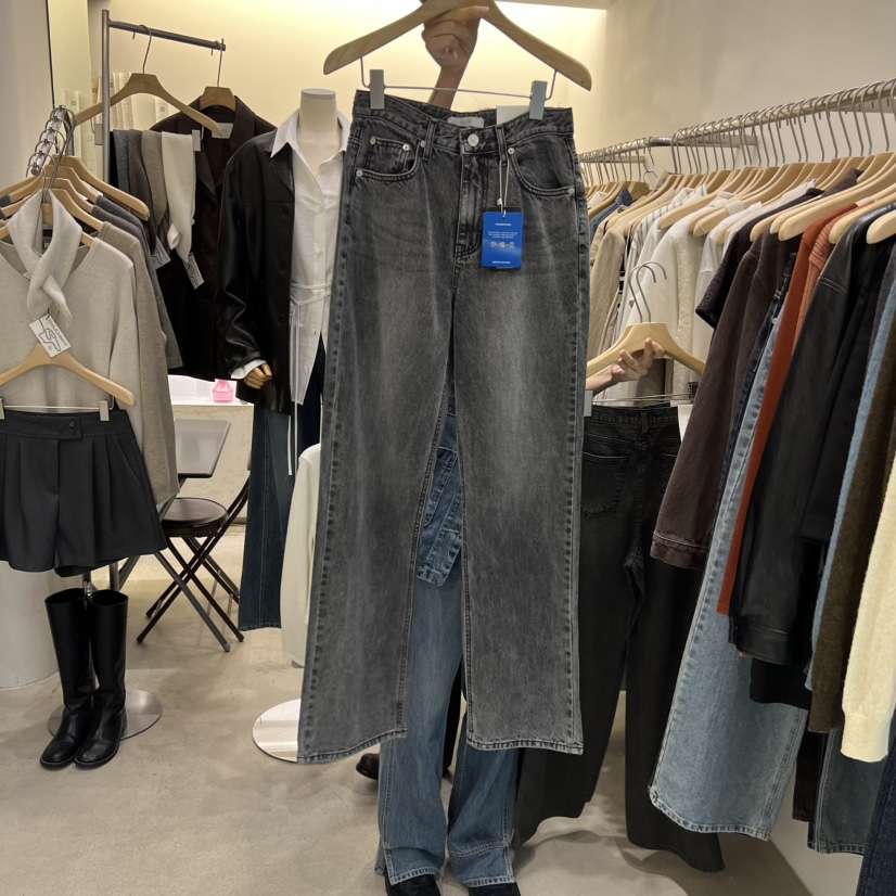 PHILO韓國代購㊣女士新款人氣推薦休閑時尚真品熱賣職業牛仔褲PHILO牛仔褲