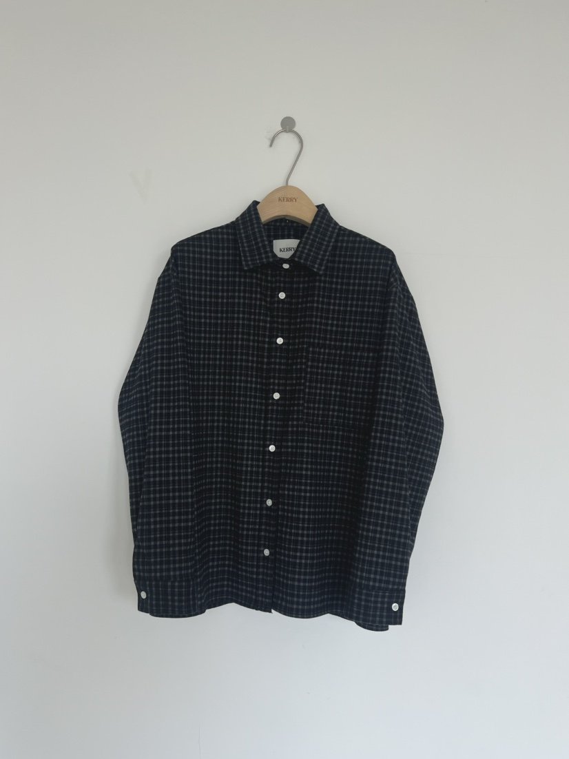KERRY韓國直郵㊣女士新款25秋冬休閑真品職業襯衫蕾絲衫格紋KERRY襯衫/蕾絲衫