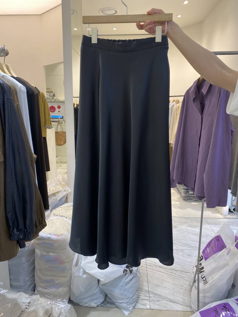 YIKHO STYLE韓國代購㊣女士新款時尚職業休閑人氣25秋冬長裙YIKHO STYLE長裙