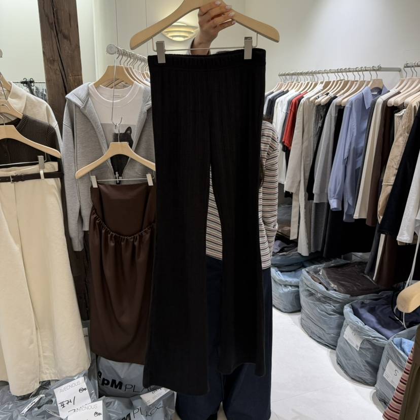 AVECNOUS東大門㊣直郵女士新品熱賣休閑真品推薦25秋冬休閑褲AVECNOUS休閑褲