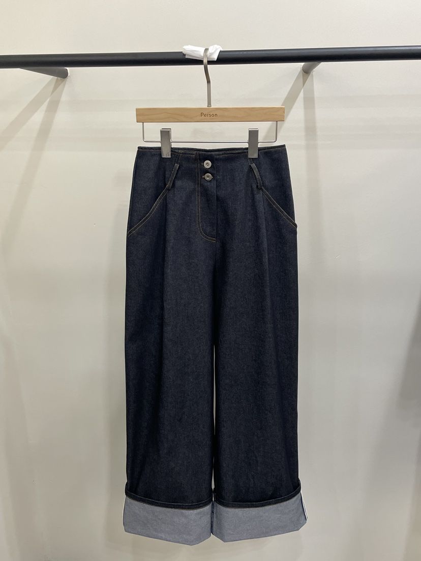 PERSON韓國代購㊣女士新品人氣休閑職業時尚真品25秋冬牛仔褲PERSON牛仔褲
