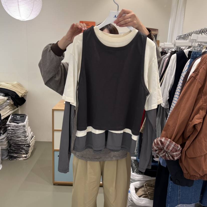 ARE東大門㊣直郵女裝新品時尚人氣職業25秋冬套裝兩件套雙層ARE YOU/ARE套裝