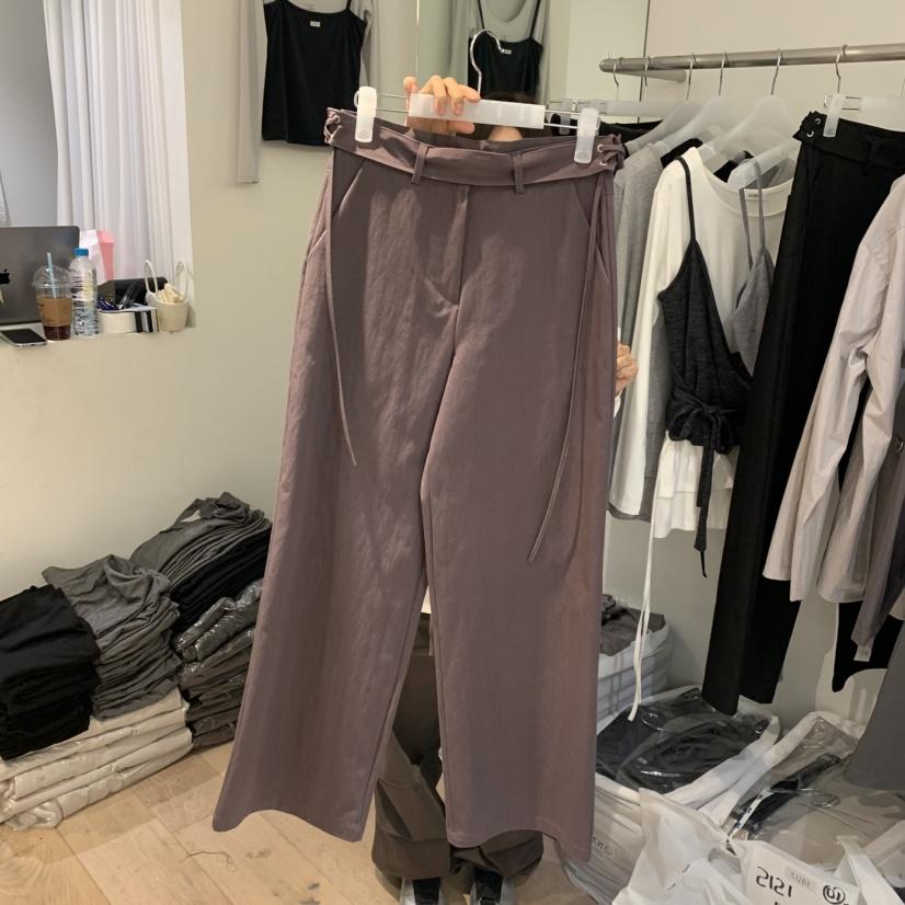AUBE東大門㊣實拍女士新品25秋冬推薦時尚人氣休閑熱賣休閑褲AUBE休閑褲