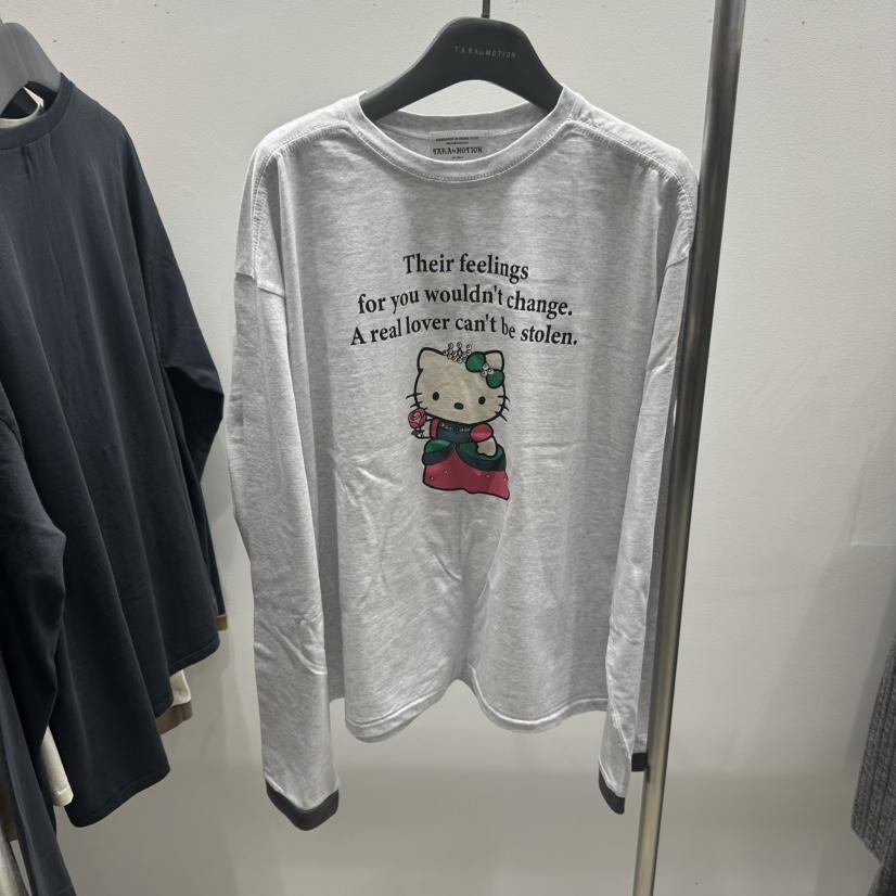 TARABY MOTION東大門㊣實拍女裝新品25秋冬推薦職業長袖T恤TARABY MOTION長袖T恤