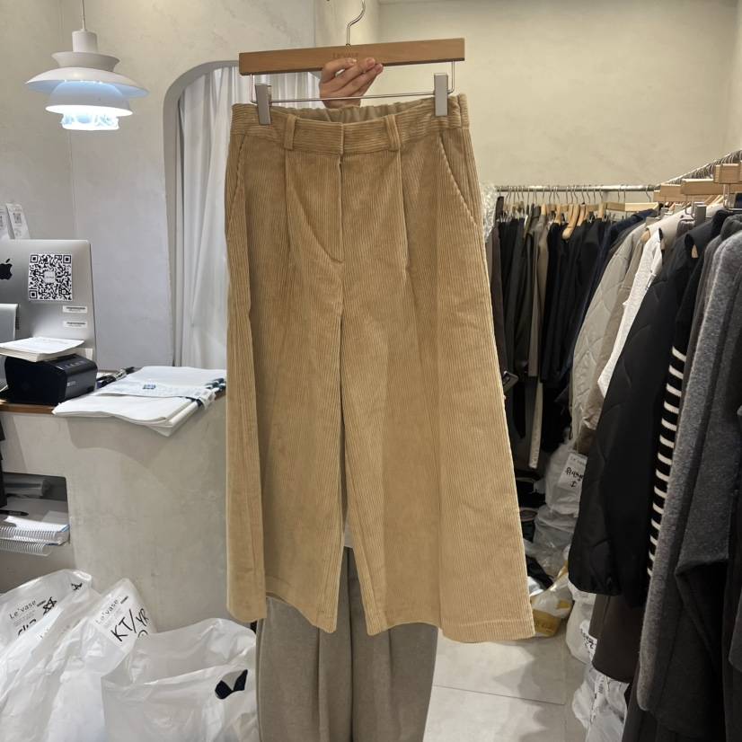 LE VASE東大門㊣直郵女士新品熱賣休閑25秋冬人氣職業休閑褲LE VASE休閑褲