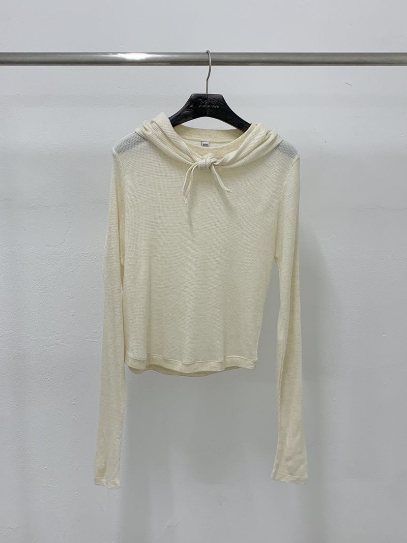 BEFORE SUNRISE東大門㊣代購女士新品真品25秋冬長袖T恤華夫格BEFORE SUNRISE長袖T恤