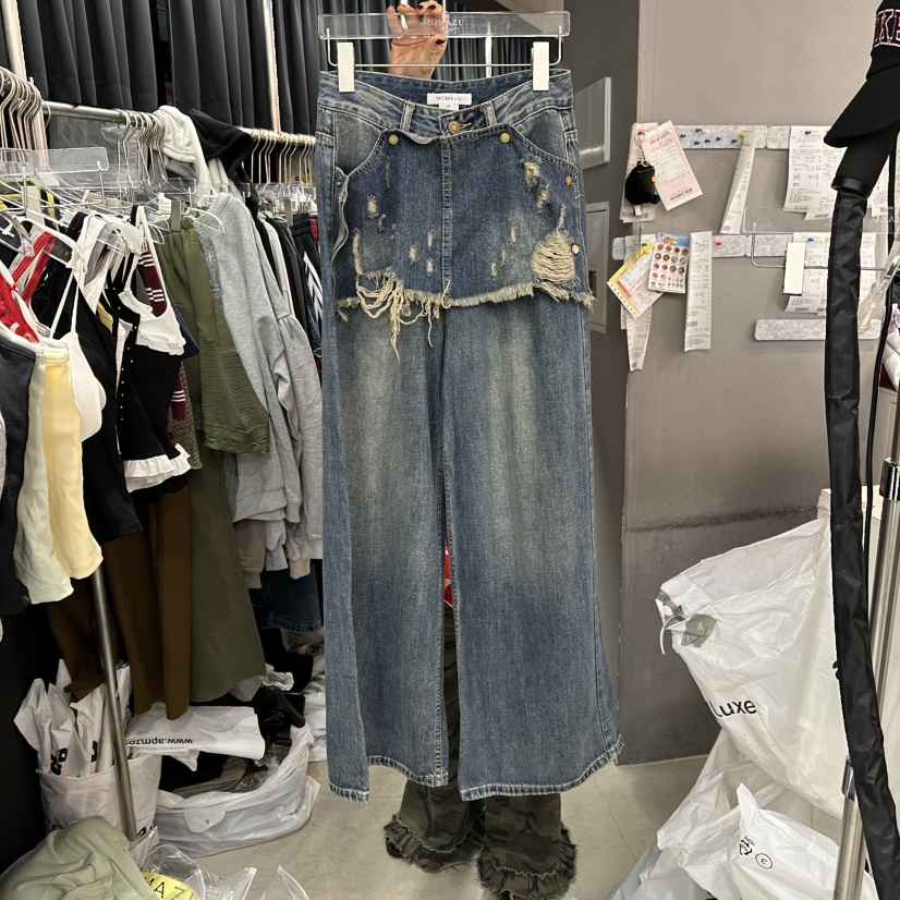 MOMAZU東大門㊣實拍女裝新款25秋冬真品休閑推薦職業時尚裙褲MOMAZU裙褲