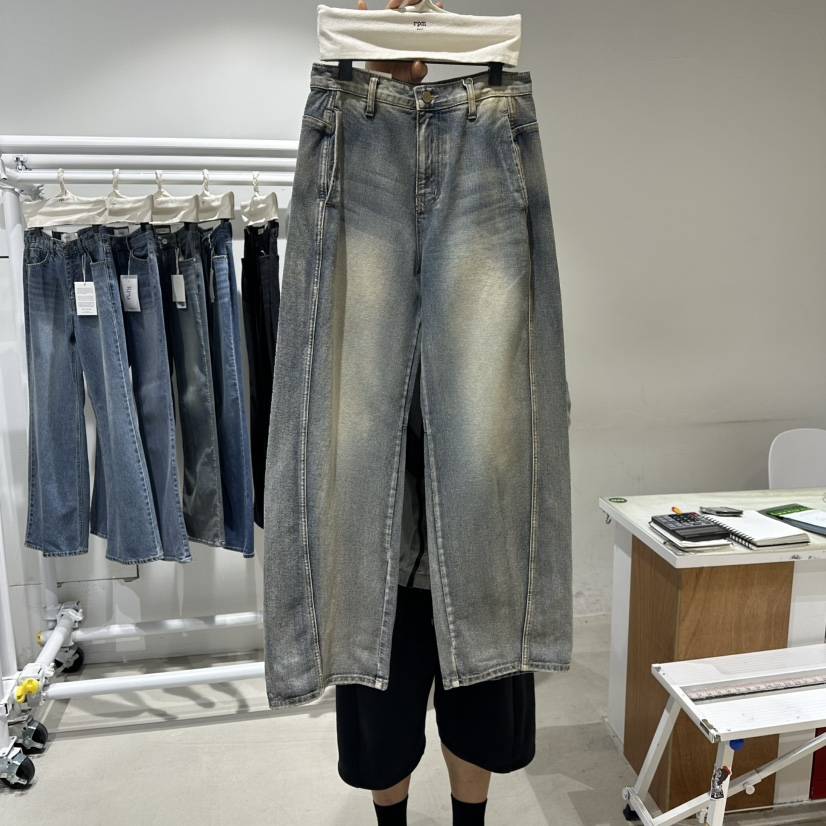 RPM東大門㊣實拍女裝新品真品休閑推薦熱賣25秋冬人氣牛仔褲RPM牛仔褲