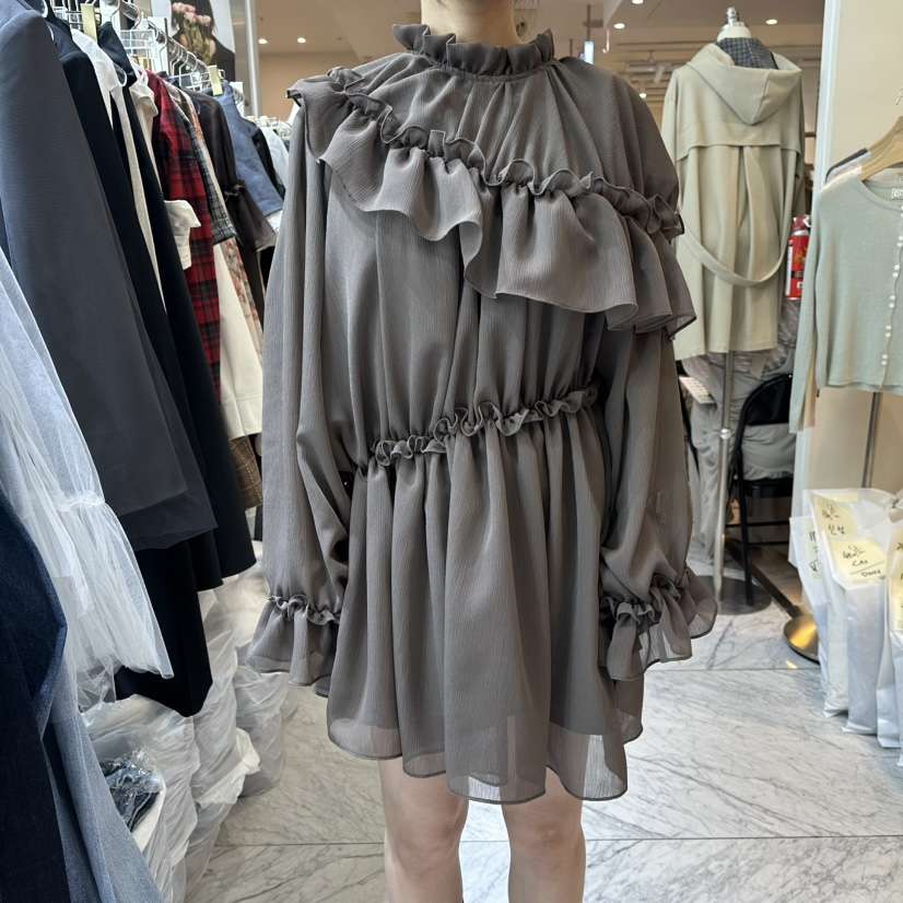 CHEAP-CHIC東大門㊣直郵女裝新款真品人氣推薦25秋冬連衣裙CHEAP-CHIC/CHARLES THE SECOND連衣裙