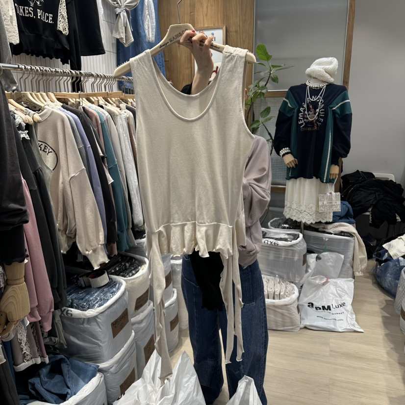 MARI CO韓國代購㊣女裝新款25秋冬時尚推薦真品休閑吊帶背心MARI CO吊帶/背心