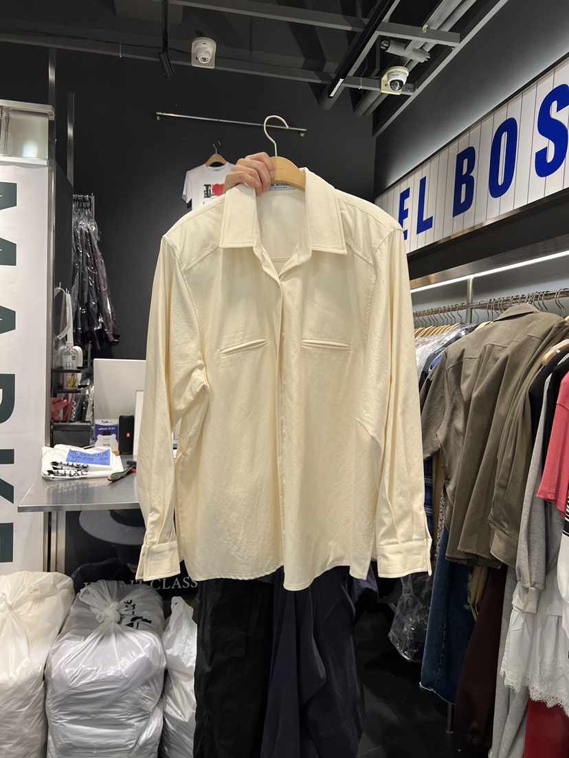 EL BOSQUE東大門㊣直郵女裝新款職業人氣25秋冬襯衫蕾絲衫EL BOSQUE襯衫/蕾絲衫