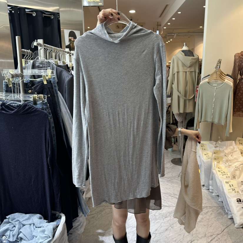 CHEAP-CHIC東大門㊣代購女士新品推薦休閑真品長袖T恤長款CHEAP-CHIC/CHARLES THE SECOND長袖T恤