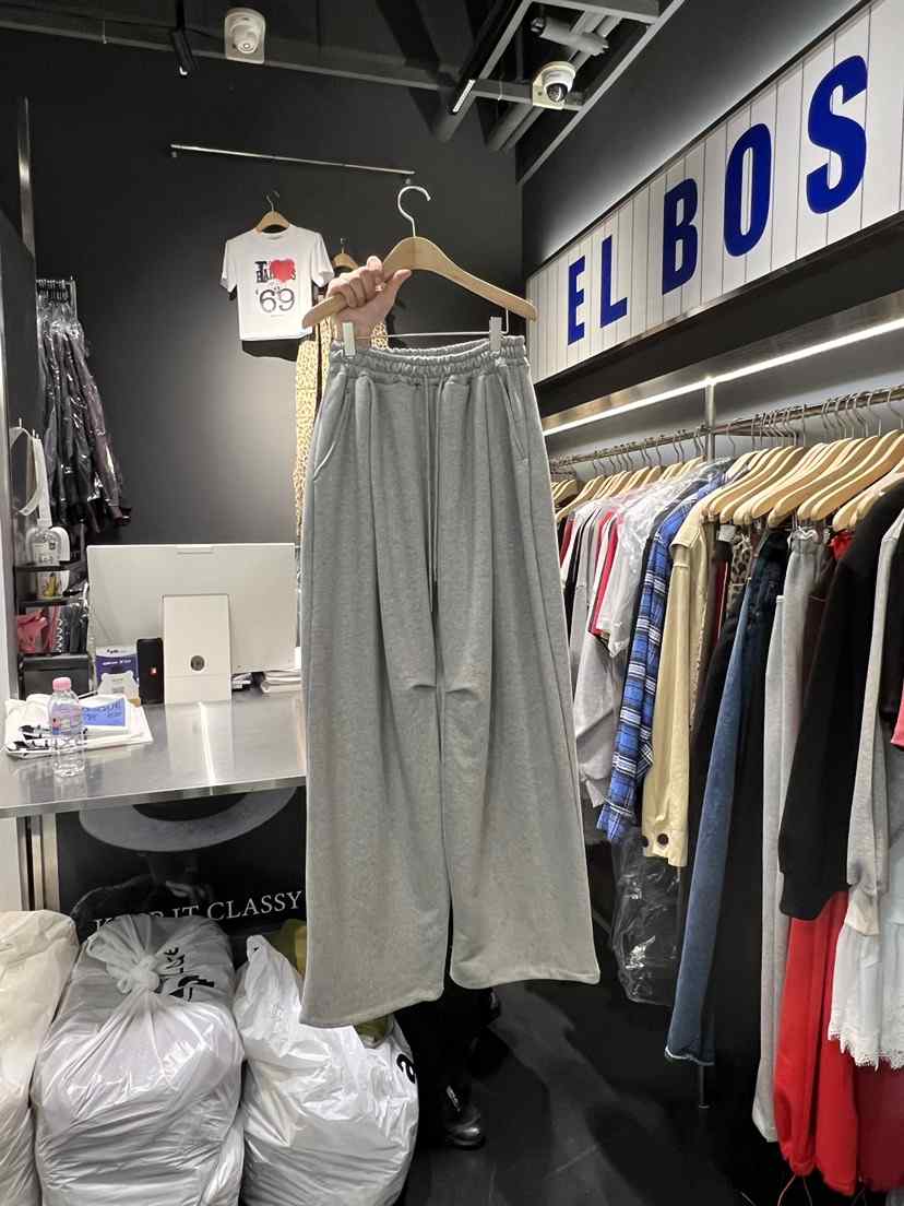 EL BOSQUE韓國直郵㊣女士新品時尚25秋冬推薦真品人氣休閑褲EL BOSQUE休閑褲