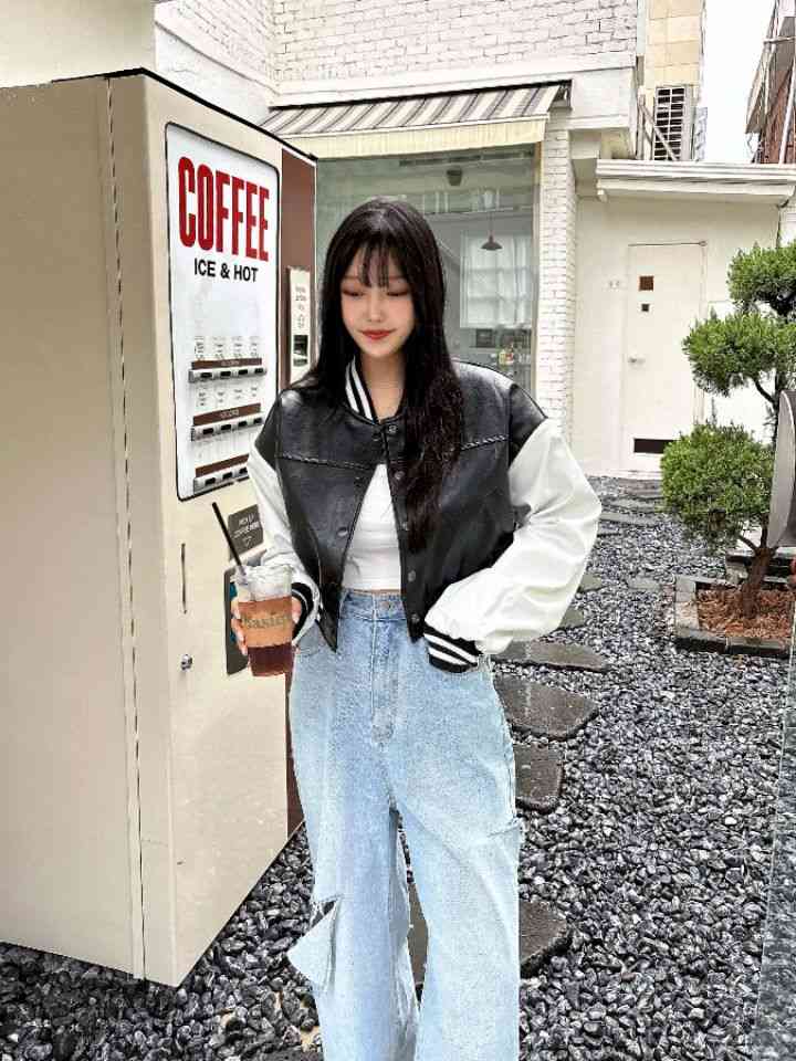 mars東大門㊣代購女士新品25秋冬真品推薦人氣休閑夾克牛皮mars夾克