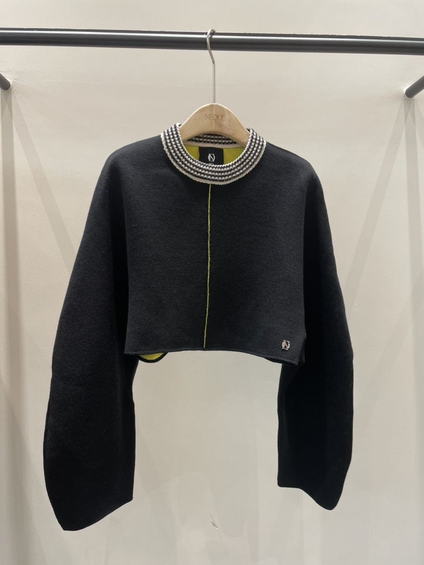 NEOUL東大門㊣代購女裝新品時尚25秋冬職業熱賣推薦真品衛衣NEOUL/ahin雙領標簽衛衣